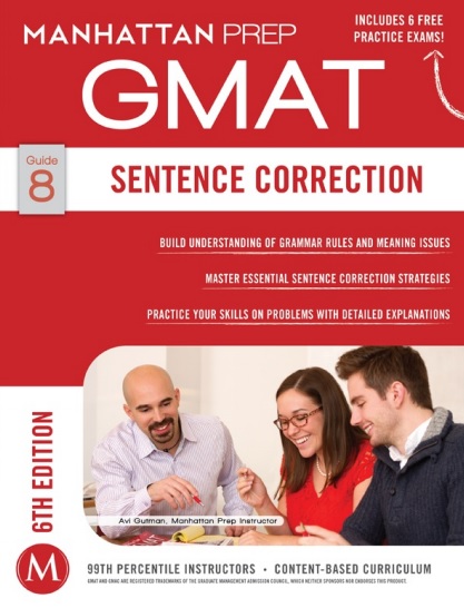 Обложка книги 8 Guide GMAT Sentence Correction