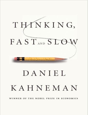 Обложка книги Thinking fast and slow 1