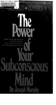 Обложка книги The Power of Your Subconcious Mind