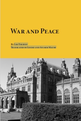 Обложка книги war and peace