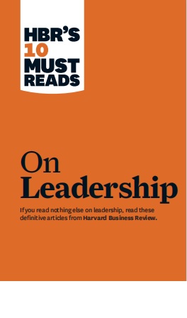Обложка книги On Leadership