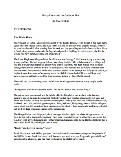 Обложка книги Harry Potter and the Goblet of Fire