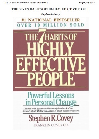 Обложка книги The 7 habits of highly effective people