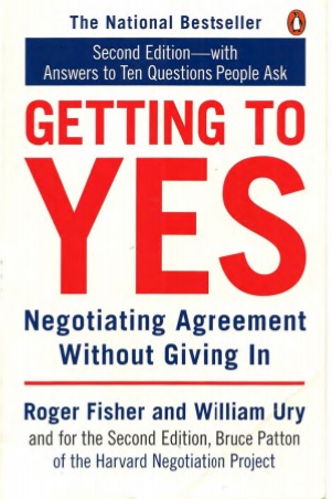 Обложка книги Getting to Yes Negotiating Agreement Without Giving In