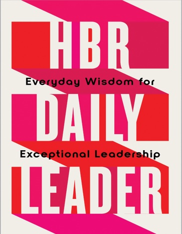 Обложка книги Harvard Business Review HBR Daily Leader