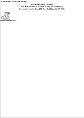 Обложка книги How To Memorize AnythingThe Ultimate Handbook to Explore and Improve