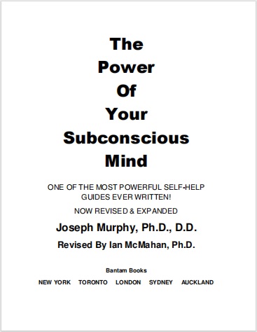 Обложка книги The Power of Your Subconscious mind