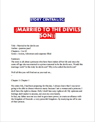 Обложка книги Married To The Devils Son