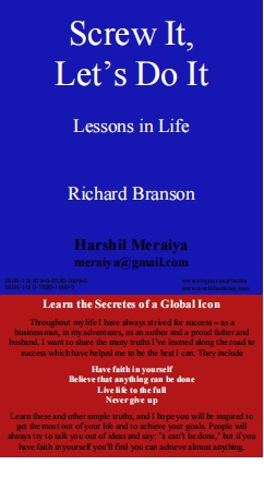 Обложка книги Screw It  Lets Do It