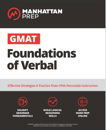 Обложка книги GMAT Foundations of Verbal Manhattan Prep