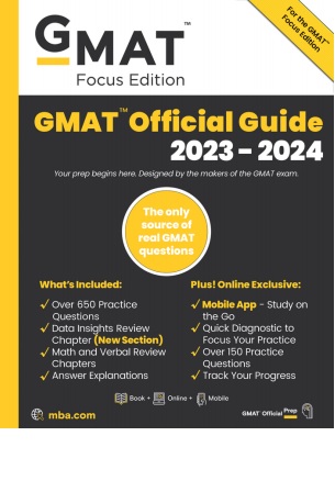 Обложка книги GMAT. Focus Edition. Official Guide 2023-2024