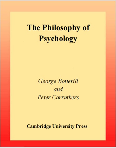 Обложка книги The Philosophy Of Psychology