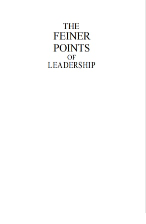 Обложка книги THE FEINER POINTS OF LEADERSHIP