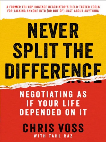 Обложка книги Never split the difference